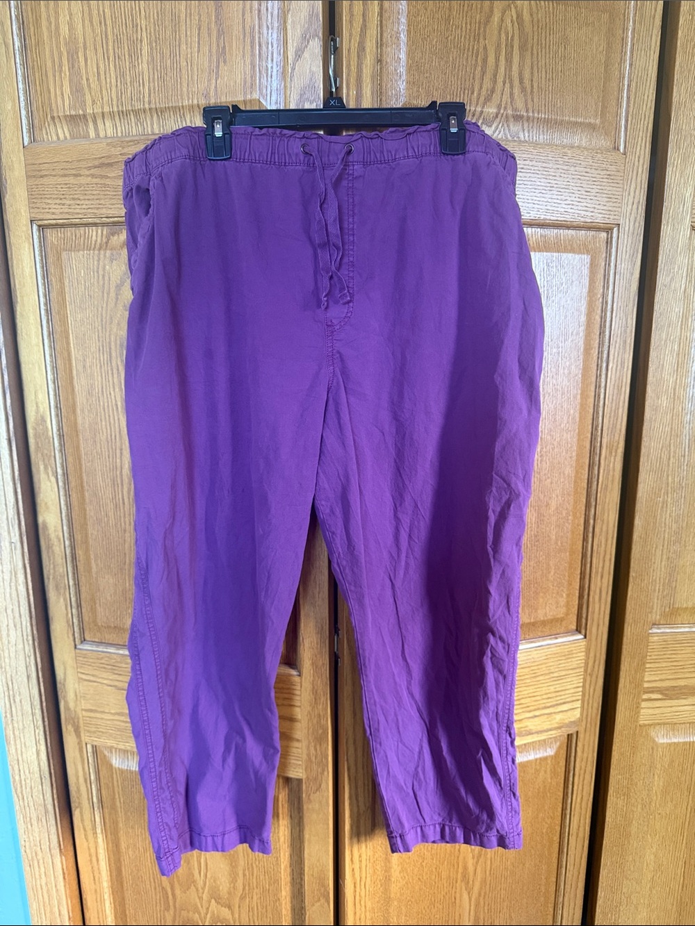 Purple Women’s Casual Drawstring Pants